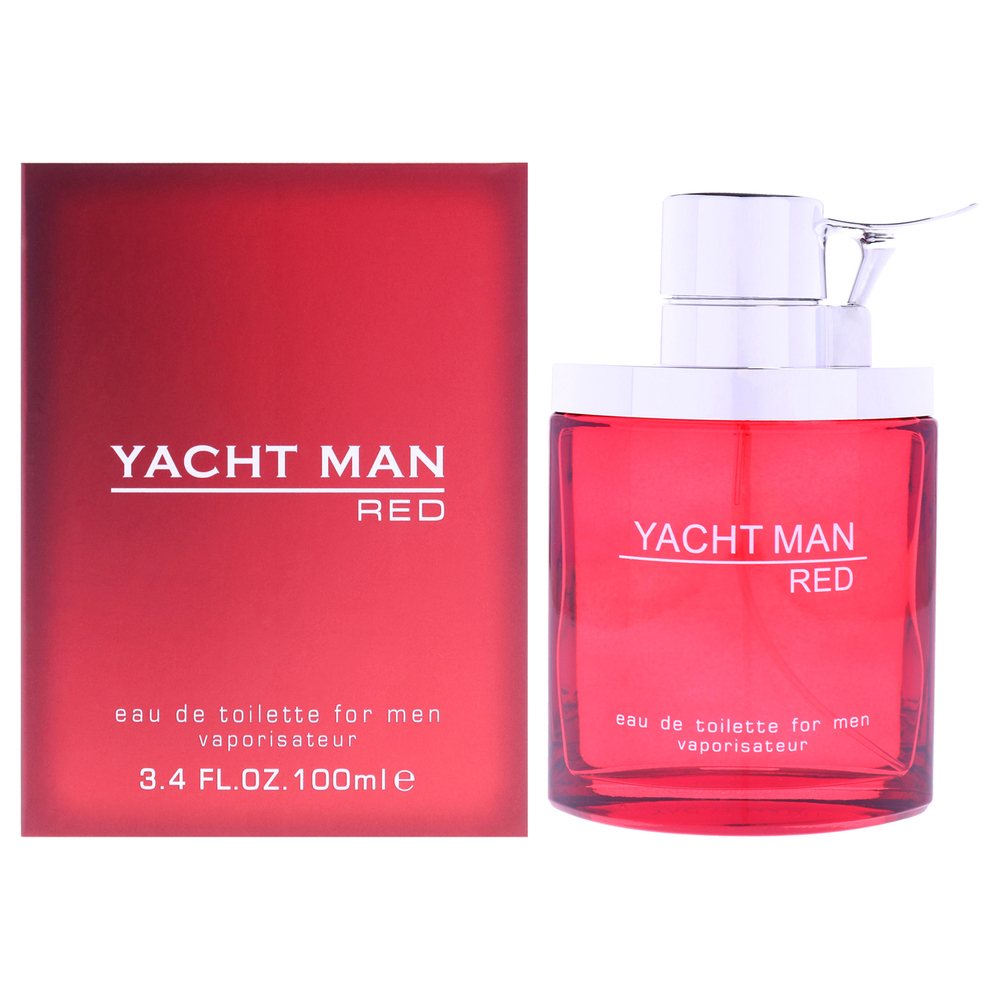 Yacht Man Red by Myrurgia for Men - 3.4 oz EDT Spray